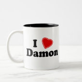 Tasse 2 Couleurs J'aime Damon (Gauche)
