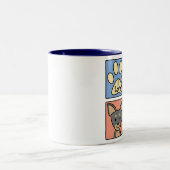 Tasse 2 Couleurs J'aime des chiwawas (Centre)