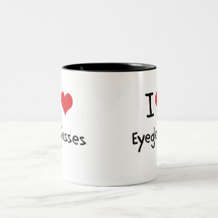 Tasse 2 Couleurs J'aime des lunettes