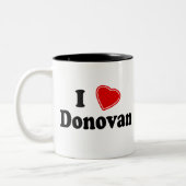 Tasse 2 Couleurs J'aime Donovan (Gauche)