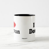 Tasse 2 Couleurs J'aime Donovan (Centre)