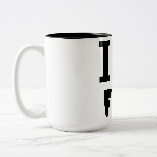 Tasse 2 Couleurs J'aime Fall (Gauche)