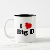 Tasse 2 Couleurs J'aime grand D (Gauche)