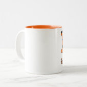 Tasse 2 Couleurs J'aime Halloween (Devant gauche)