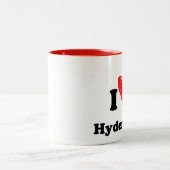 Tasse 2 Couleurs J'aime Hyderabad (Centre)