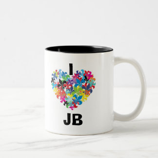 Tasse 2 Couleurs J'aime JB