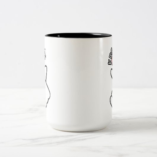 Tasse 2 Couleurs J'aime KDramas (Centre)
