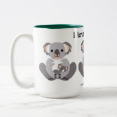Tasse 2 Couleurs J'aime KOALAS - Australie - Marsupial - (Gauche)