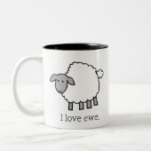 Tasse 2 Couleurs J'aime la bouge d'Ewe (Gauche)