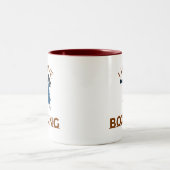 Tasse 2 Couleurs J'aime la boxe (Centre)