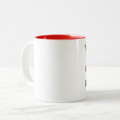 Tasse 2 Couleurs J'aime la Californie (Devant gauche)