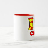 Tasse 2 Couleurs J'aime la Chine (Centre)