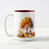 Tasse 2 Couleurs J'Aime La Chute La Plupart De Tous (Gauche)