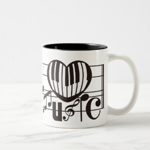 TASSE 2 COULEURS J'AIME LA MUSIQUE