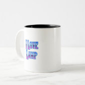 Tasse 2 Couleurs J'aime Lampe (Devant gauche)