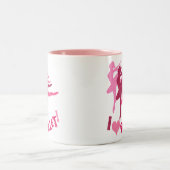 Tasse 2 Couleurs J'aime le ballet (Centre)