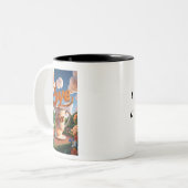 Tasse 2 Couleurs j'aime le café (Devant gauche)