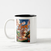 Tasse 2 Couleurs j'aime le café (Gauche)