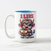 Tasse 2 Couleurs J'aime le café plus que les gens (Gauche)