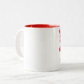 Tasse 2 Couleurs J'aime le Canada (Devant gauche)