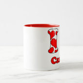 Tasse 2 Couleurs J'aime le Canada (Centre)