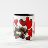 Tasse 2 Couleurs J'aime le chocolat (Centre)