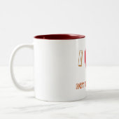 TASSE 2 COULEURS J'AIME LE CHOCOLAT CHAUD (Gauche)