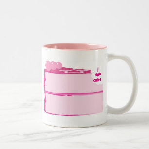 Tasse 2 Couleurs J'aime le gâteau