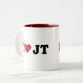 TASSE 2 COULEURS J'AIME LE JT (Devant gauche)