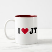 TASSE 2 COULEURS J'AIME LE JT (Gauche)