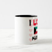 Tasse 2 Couleurs J'aime le Kowéit (Centre)
