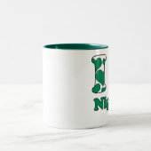 Tasse 2 Couleurs J'aime le Nigeria (Centre)