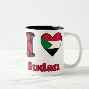 Tasse 2 Couleurs J'aime le Soudan