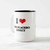 Tasse 2 Couleurs J'aime l'effet de placebo (Devant gauche)