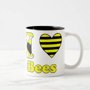 Tasse 2 Couleurs J'aime les abeilles