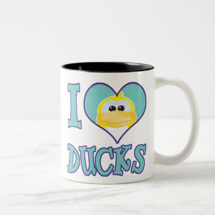 Tasse 2 Couleurs J'aime les canards