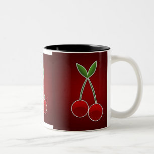Tasse 2 Couleurs J'aime les cerises