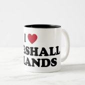 Tasse 2 Couleurs J'aime les Marshall Islands (Devant droit)