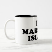 Tasse 2 Couleurs J'aime les Marshall Islands (Gauche)