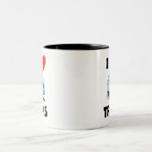 Tasse 2 Couleurs J'aime les trains (Centre)