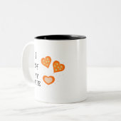 Tasse 2 Couleurs J'aime ma femme (Devant gauche)