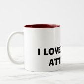 TASSE 2 COULEURS J'AIME MA MAUVAISE ATTITUDE (Gauche)