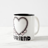 Tasse 2 Couleurs j'aime ma mule de gf (Devant droit)