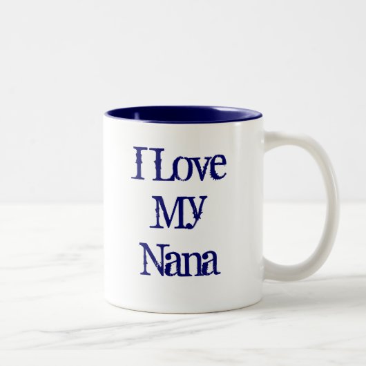 Tasse 2 Couleurs J'aime ma Nana (Droit)