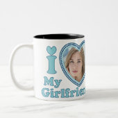 Tasse 2 Couleurs J'aime ma petite amie (Gauche)