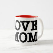 Tasse 2 Couleurs J'aime maman (Devant droit)