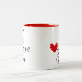 Tasse 2 Couleurs J'aime maman (Centre)