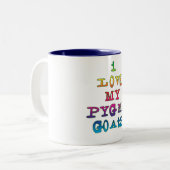Tasse 2 Couleurs J'Aime Mes Chèvres Pygmées (Devant gauche)