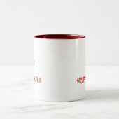 Tasse 2 Couleurs J'aime mes grands-parents (Centre)