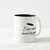 Tasse 2 Couleurs J'aime mes hommes moralement gris (Grayson) (Devant droit)